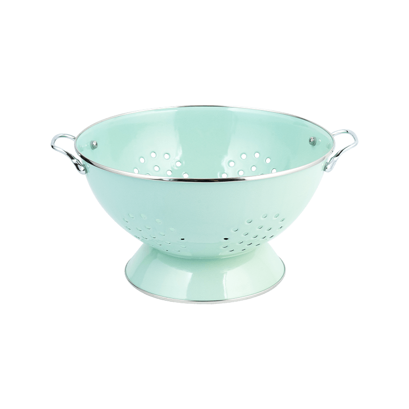 Vintage košarica voća emajla