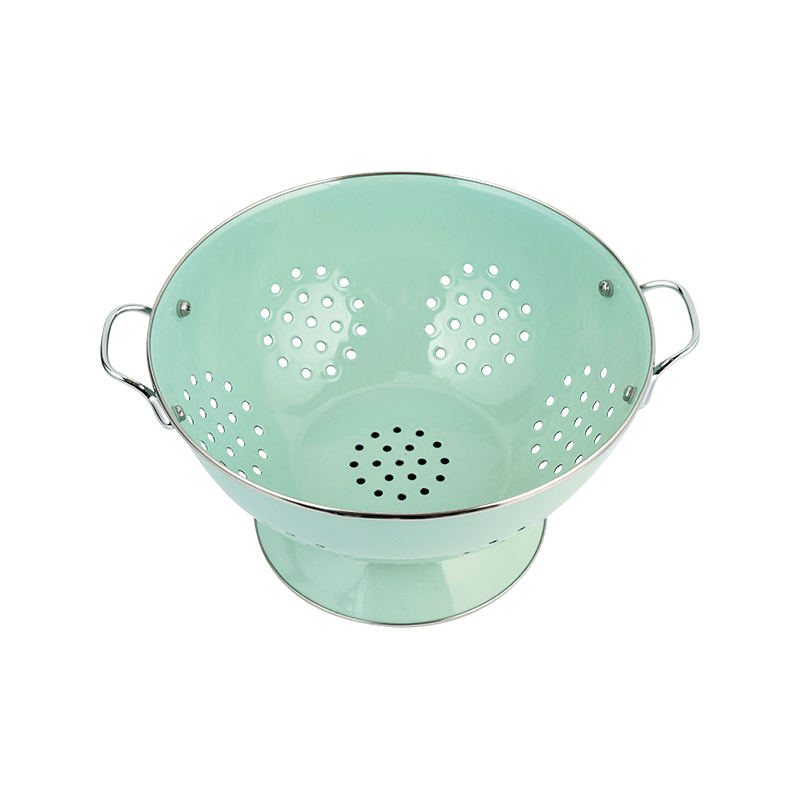 Vintage košarica voća emajla