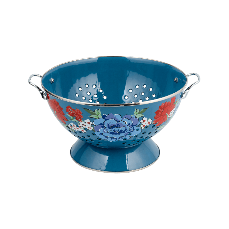 Vintage košarica voća emajla Vintage košarica voća emajla