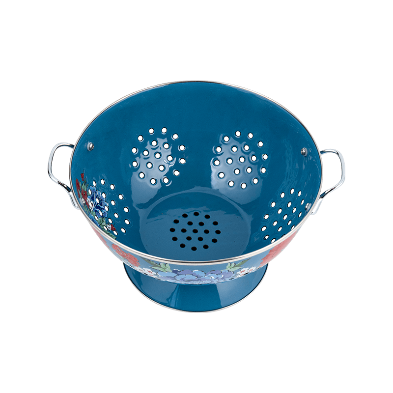 Vintage košarica voća emajla