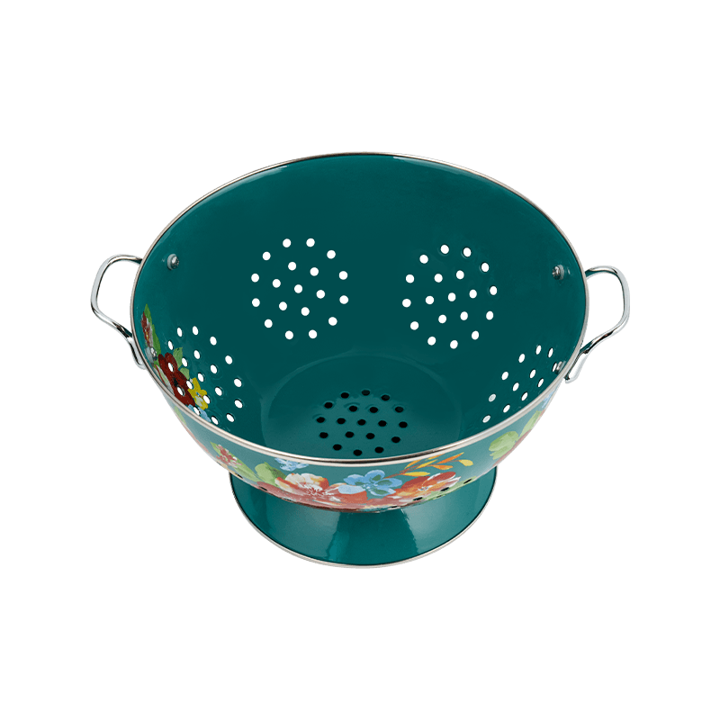 Vintage košarica voća emajla