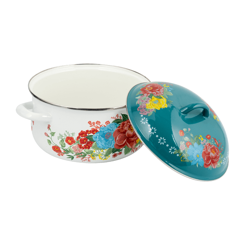 753d Emajl izbrijani na rubu rezistentni ravni lonac