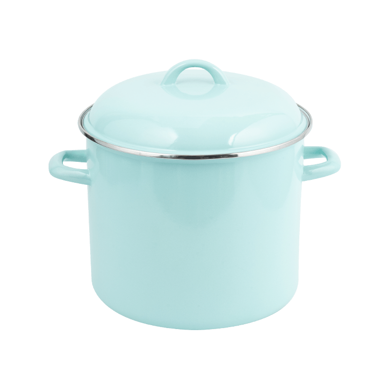 755D Emajl dvostruka ručka visoka kanta