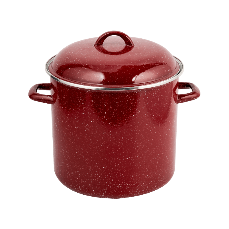 755D Emajl dvostruka ručka visoka kanta