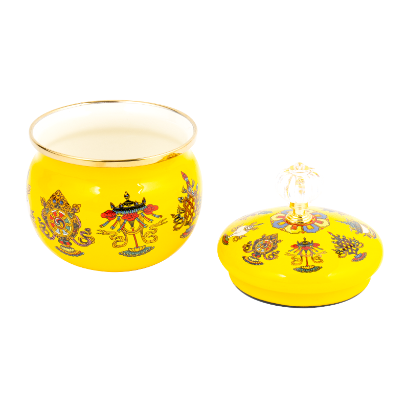 9cm emajl šećerna staklenka